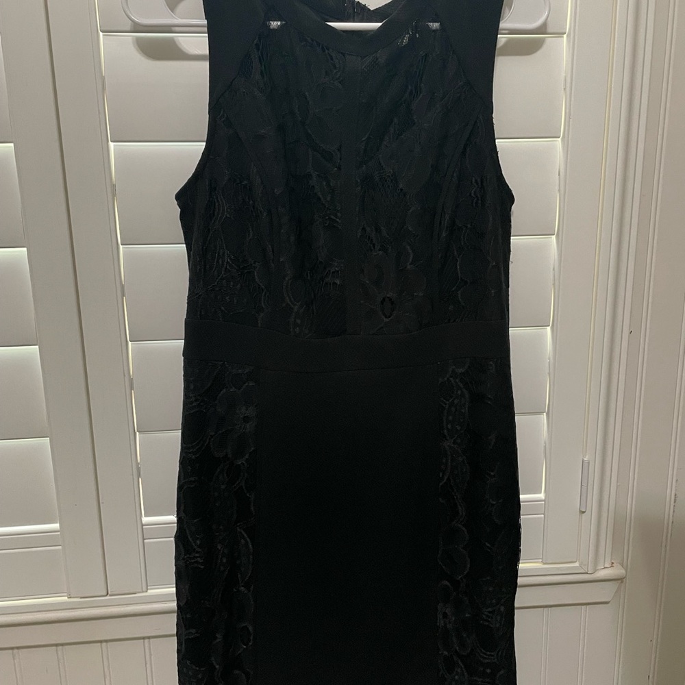 Elegant Black Lace Dress